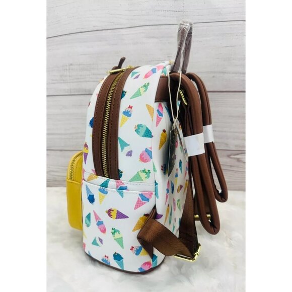 Loungefly Disney Princess Ice Cream Mini Backpack Jasmine Aurora Mulan Ariel
